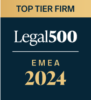 2024 Legal 500 EMEA Top tier firm 2024